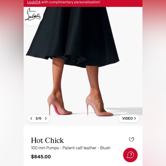 Christian Louboutins Hot Chick 100 mm Pumps - nude size 38.5 / US 8 worn once - Picture 16 of 16